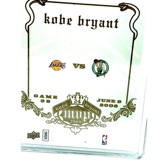 Kobe Bryant Basketball Card MVP 2008 Game 99 Los Angeles Lakers NBA Uppe… - Picture 2 of 6